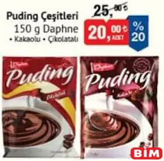 DAPHNE PUDİNG ÇEŞİTLERİ 150 G DAPHNE PUDİNG ÇEŞİTLERİ 150 G